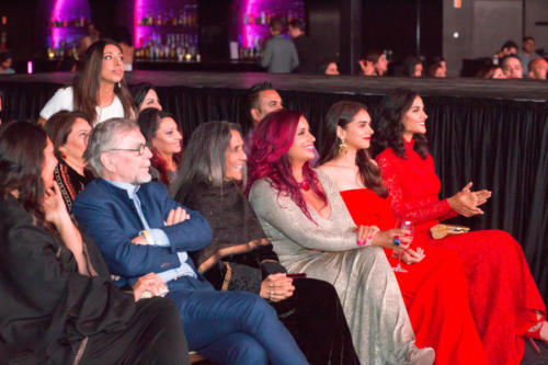 With Deepa Mehta, Aditi Rao Hydari & Melanie Chandra