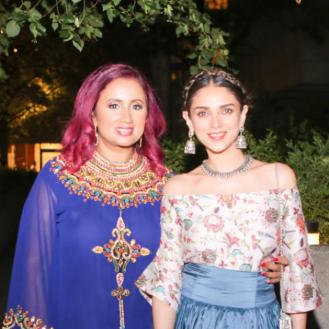 With Actress Aditi Rao Hydari