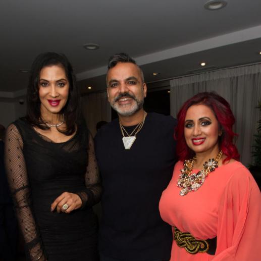 With Monika Deol & Director Arshad Khan