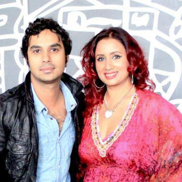 With Actor Kunal Nayyar