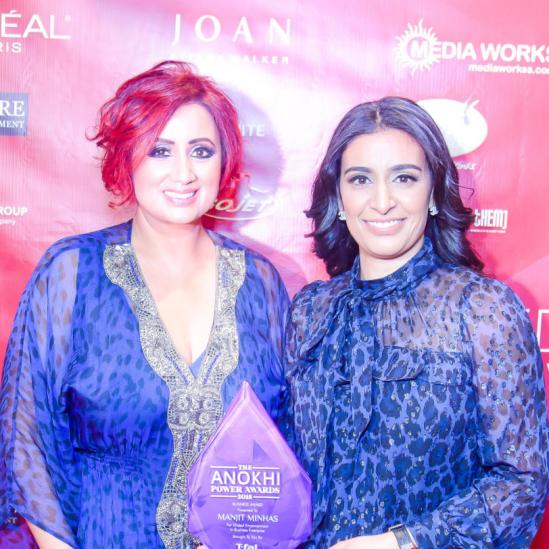 With Manjit Minhas